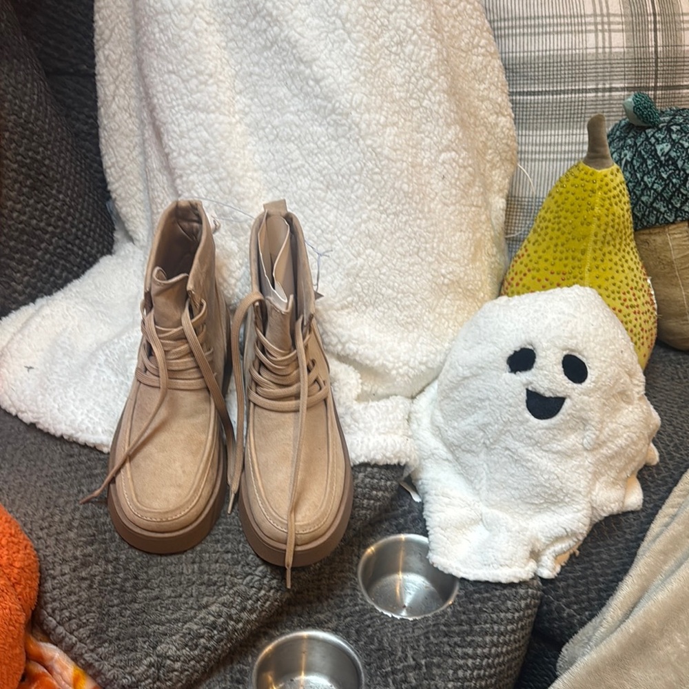Stylish Tan Kids Boots